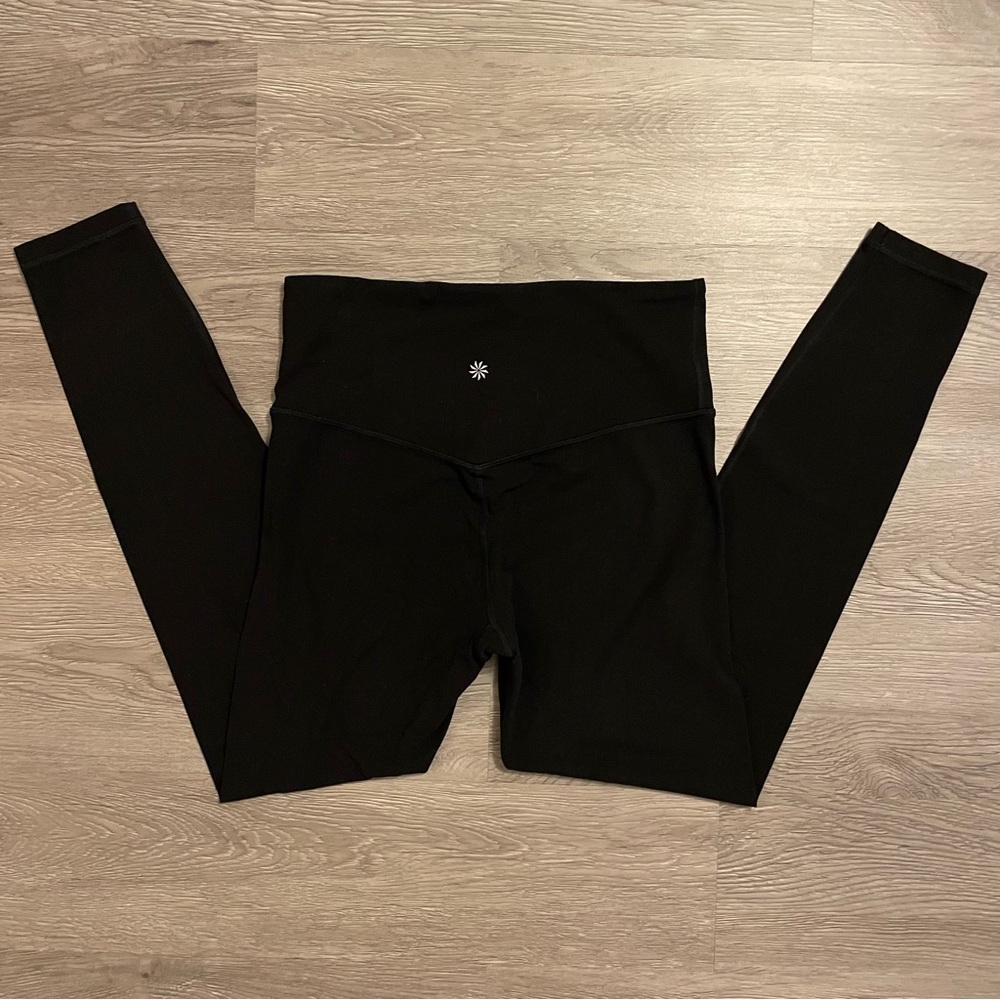 Women’s Athleta High-Waisted Yoga Leggings in Black Size Small